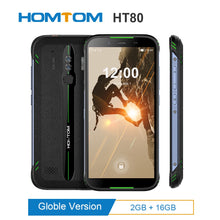 Load image into Gallery viewer, HOMTOM HT80 IP68 Waterproof Smartphone 4G LTE Android 10.0 5.5" MT6737 NFC function Wireless fast charge SOS Mobile phone new