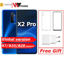 Load image into Gallery viewer, realme X2 pro X 2 global version Moblie Phone Snapdragon 855 plus 64MP Quad Camera NFC OPPO Cellphone VOOC 50W super Charger
