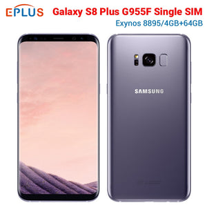 New Global Version Samsung Galaxy S8 Plus S8+ G955F Mobile Phone Exynos 8895 Octa Core 4GB RAM 64GB 6.2" 12MP NFC Android Phone